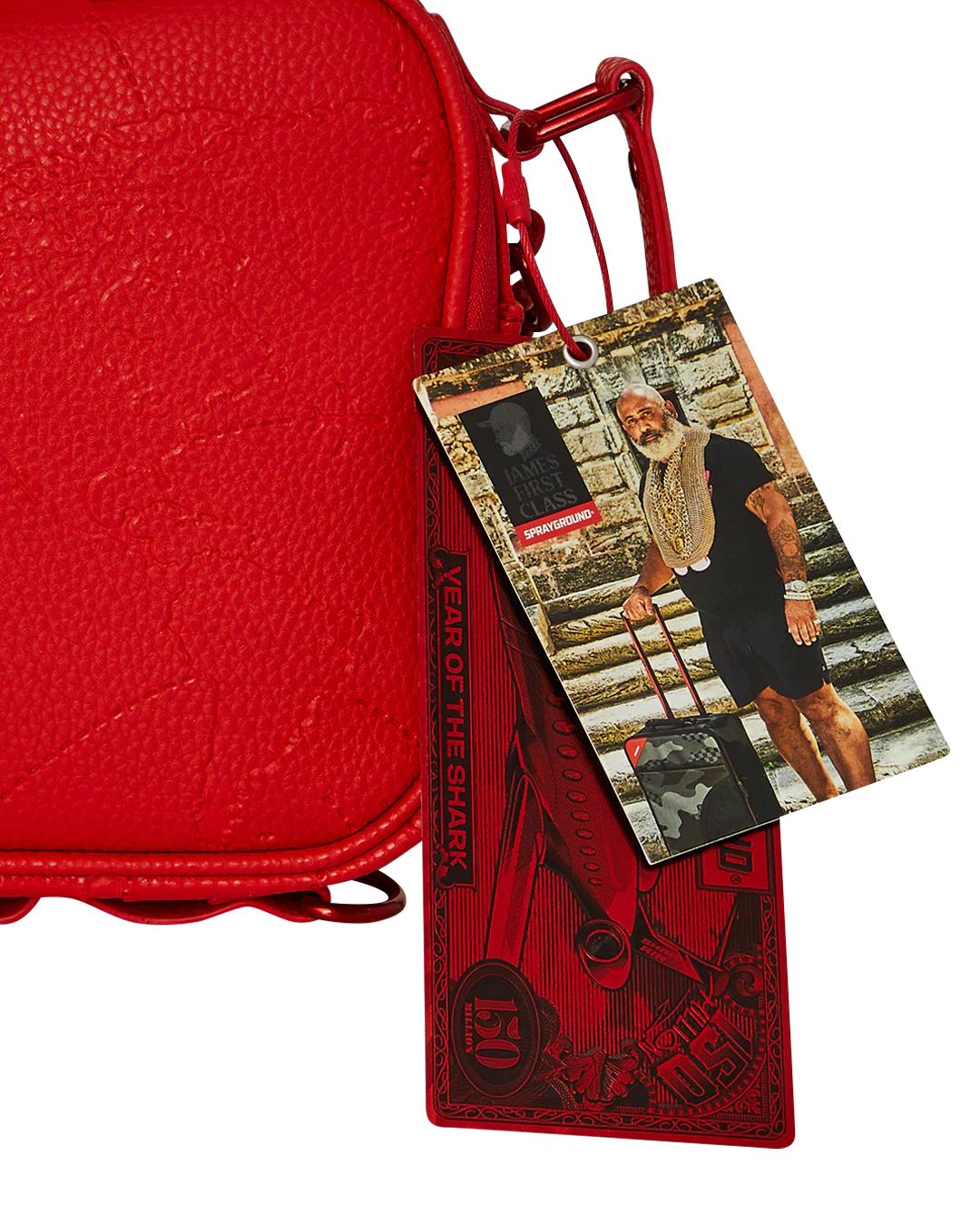 Sprayground JAMES FIRST CLASS RUBY RED CROSSBODY