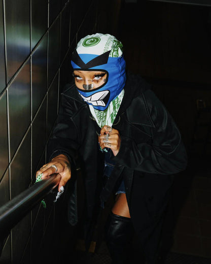 Sprayground MONEY BOY SKI MASK (BLUE)