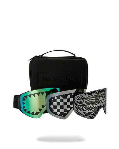 Sprayground THE STREET MOUNTAIN SKI GOGGLES (INTERCHANGEABLE 3 LENSES)
