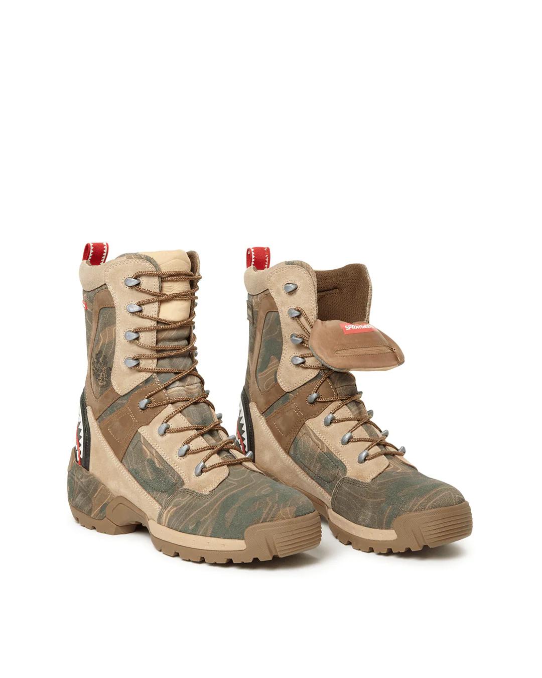 Sprayground CAMO TERRAIN FUERZA COBRA PARATROOPER BOOTS - MADE IN COLOMBIA NUMBERE