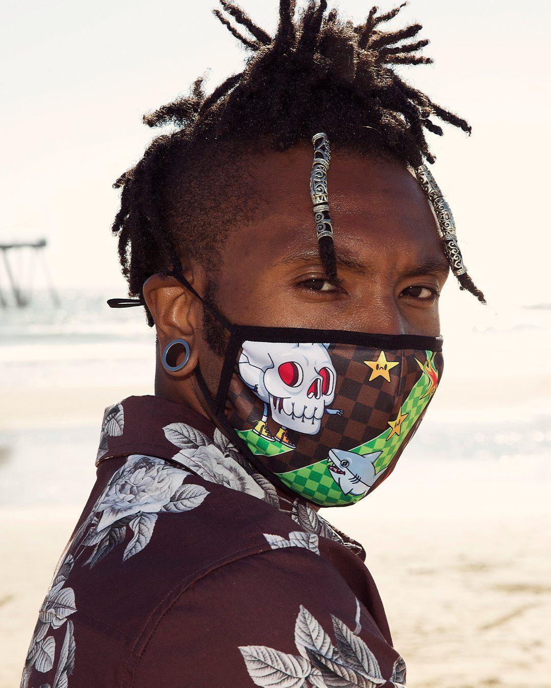Sprayground WTF THUNDER SHARK FACE MASK