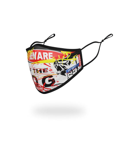 Sprayground ADULT BEWARE OF THE DOG FORM-FITTING FACE MASK