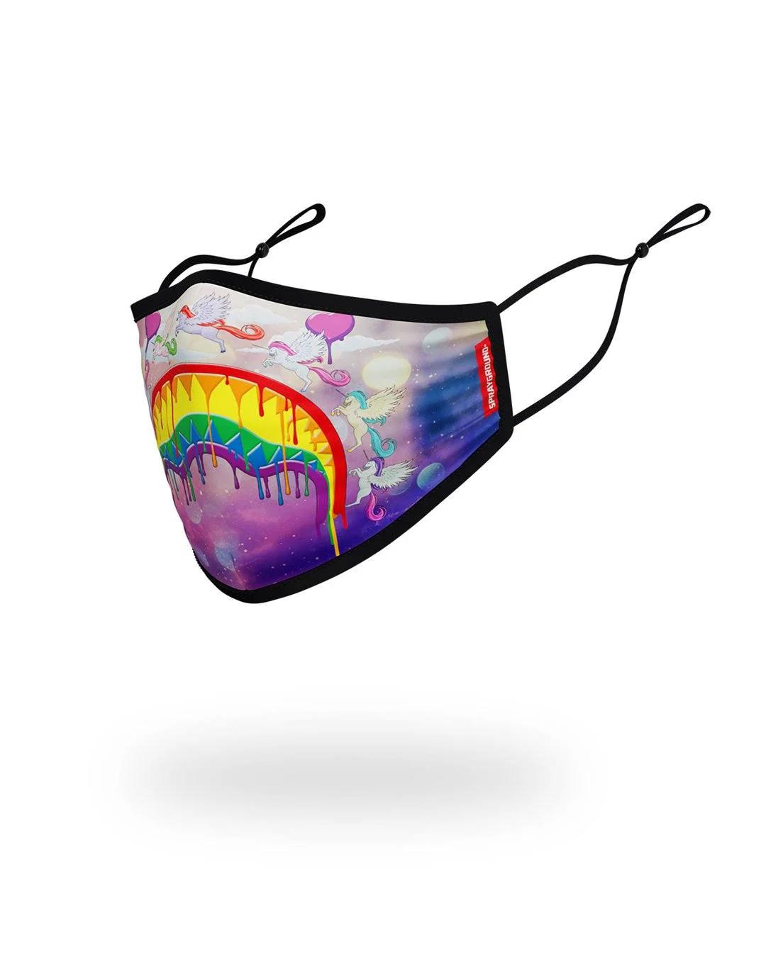 Sprayground KIDS FORM FITTING MASK: MELT THE RAINBOW