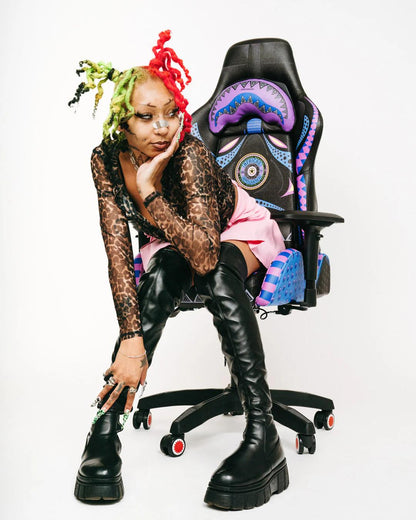 Sprayground A.I. 12 BROOKLYN & BEYOND - SANDFLOWER COLLAB GAMING CHAIR