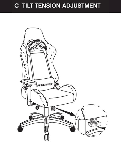 Sprayground 3AM GAMING CHAIR - SUPER RARE