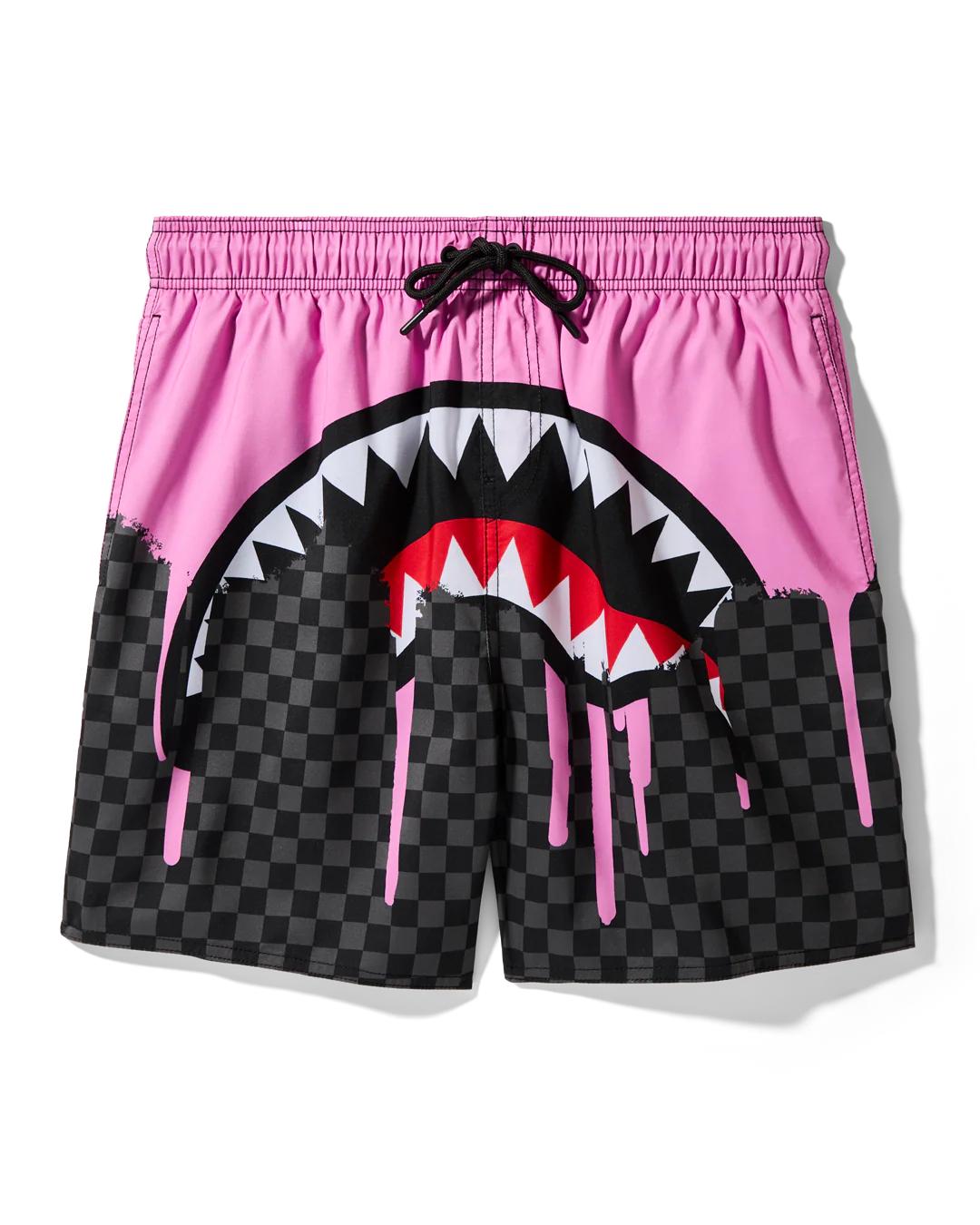 Sprayground OCEAN DRIP CHECK SWIM SHORT