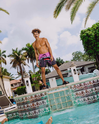 Sprayground OCEAN DRIP CHECK SWIM SHORT