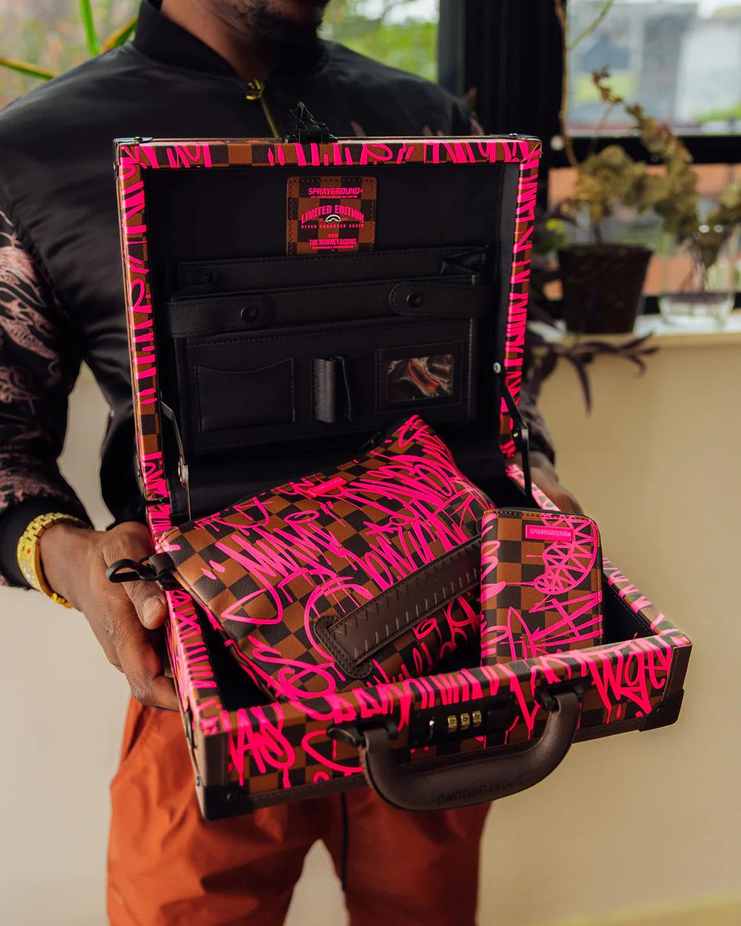 Sprayground JETGRAPHIX ATTACHÉ BRIEFCASE