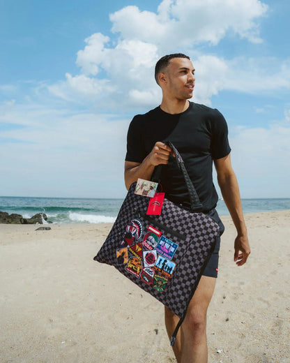 Sprayground GLOBAL MOGUL UNLIMITED MILES PACKABLE BEACH MAT BLANKET WATER RESISTAN