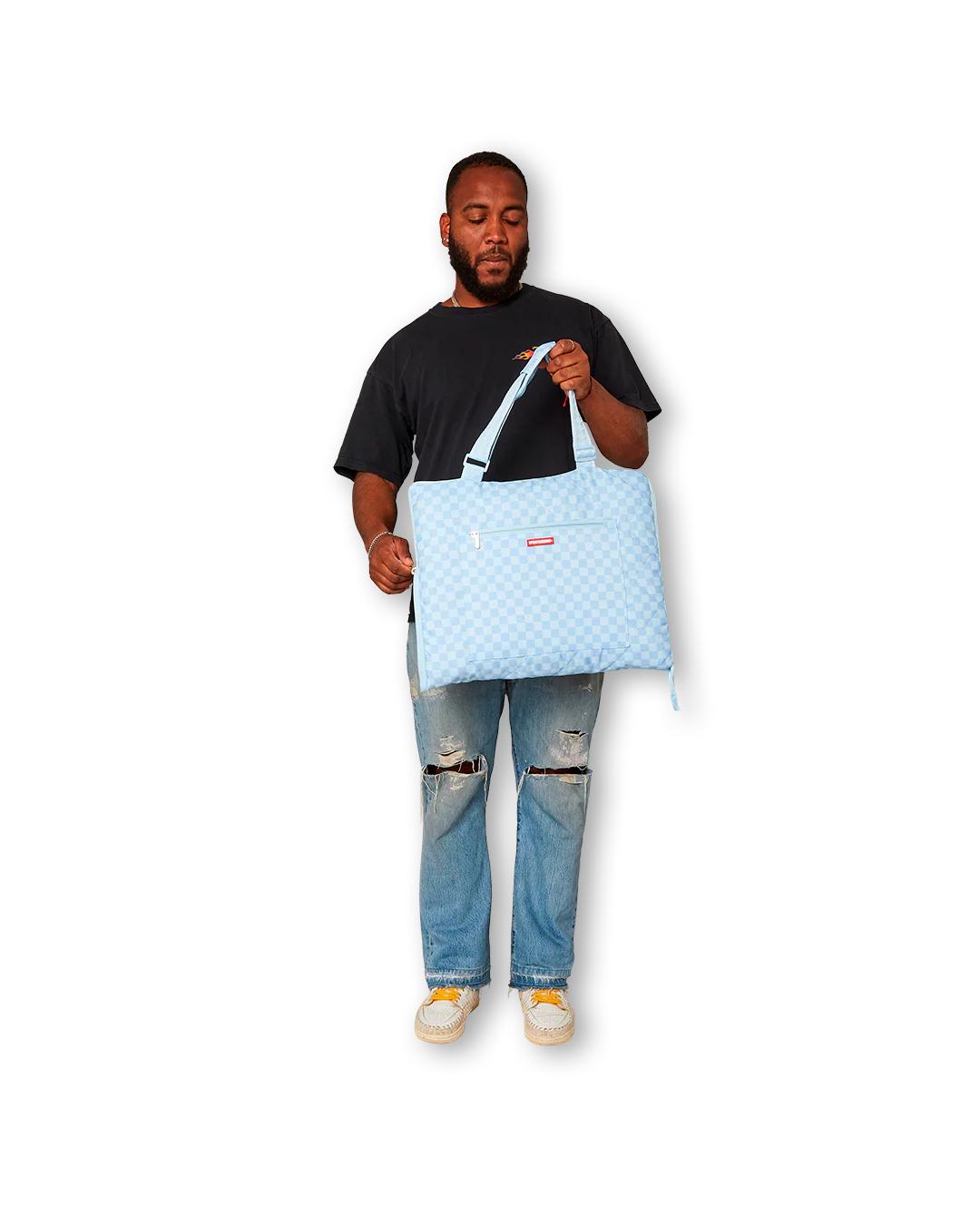 Sprayground SHARK ISLAND PACKABLE BEACH MAT BLANKET WATER RESISTANT CONVERTIBLE TO