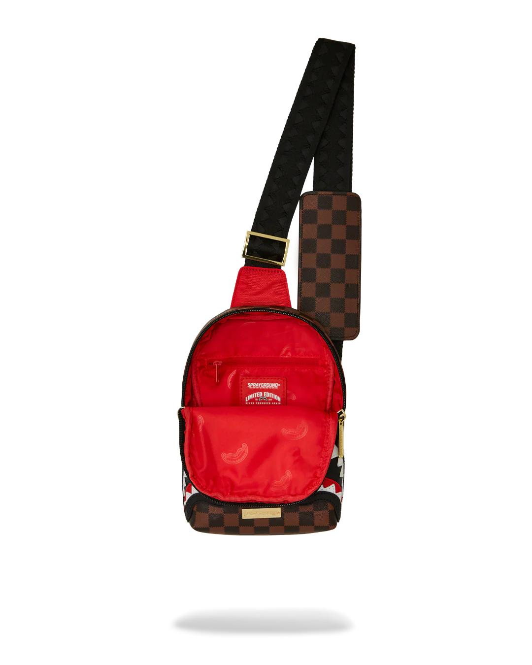 Sprayground SAWTOOTH SHARKS IN PARIS ONE-STRAP SLING