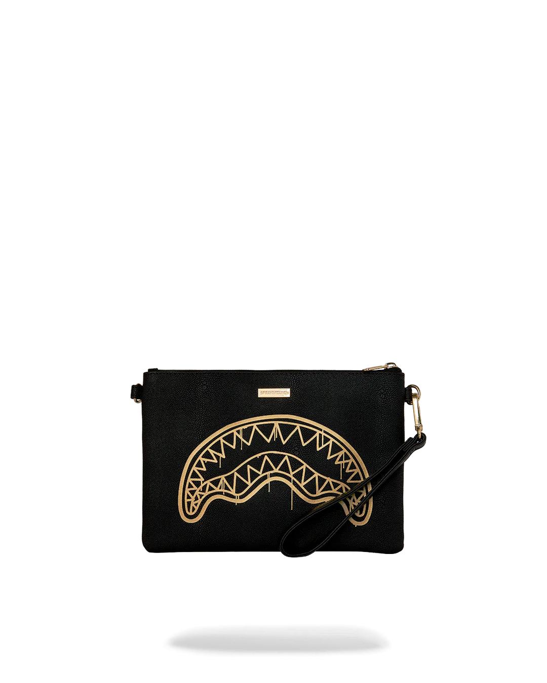 Sprayground GOLD FANG CROSSOVER CLUTCH