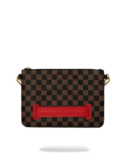 Sprayground KATANA CHECK BOSS CROSSOVER CLUTCH