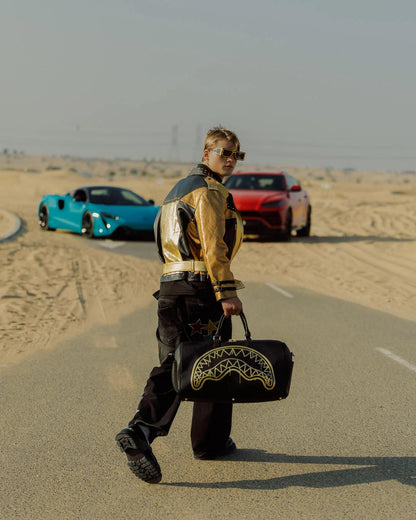 Sprayground GOLD FANG DUFFLE