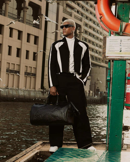 Sprayground GOLD BRICK DRIP DUFFLE