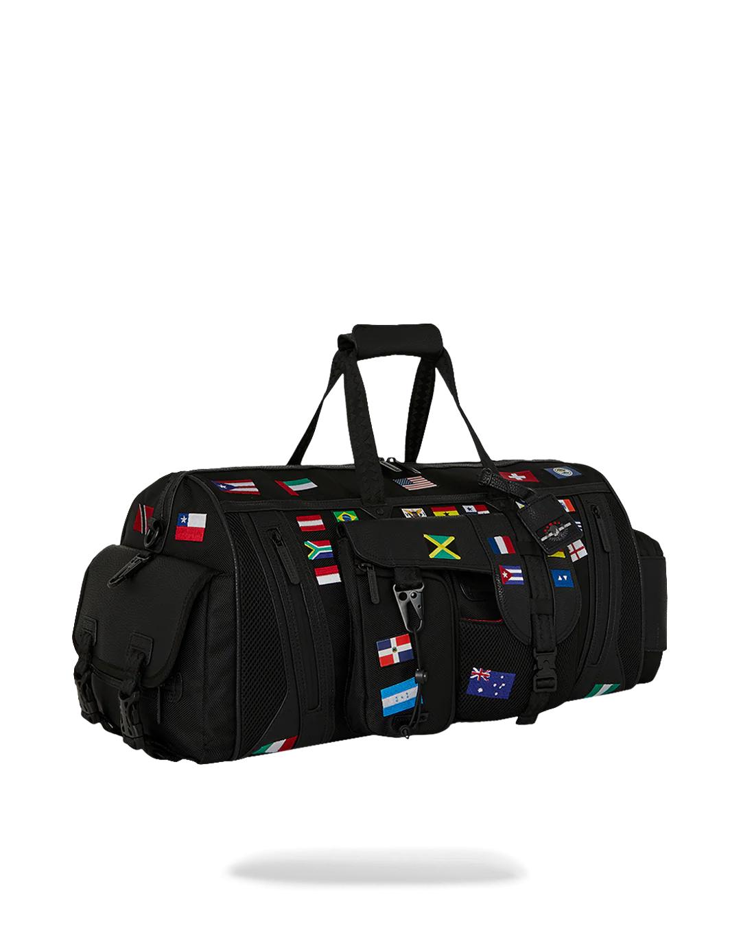Sprayground JAMES FIRST CLASS GLOBAL FLAGS SPECIAL OPS DUFFLE