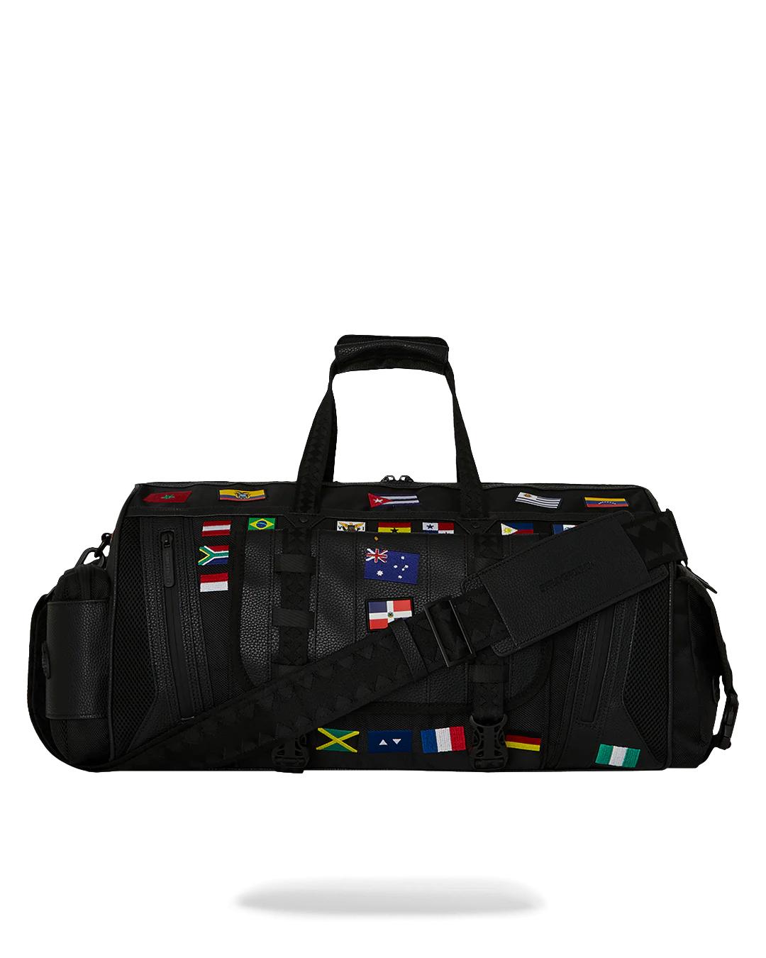 Sprayground JAMES FIRST CLASS GLOBAL FLAGS SPECIAL OPS DUFFLE