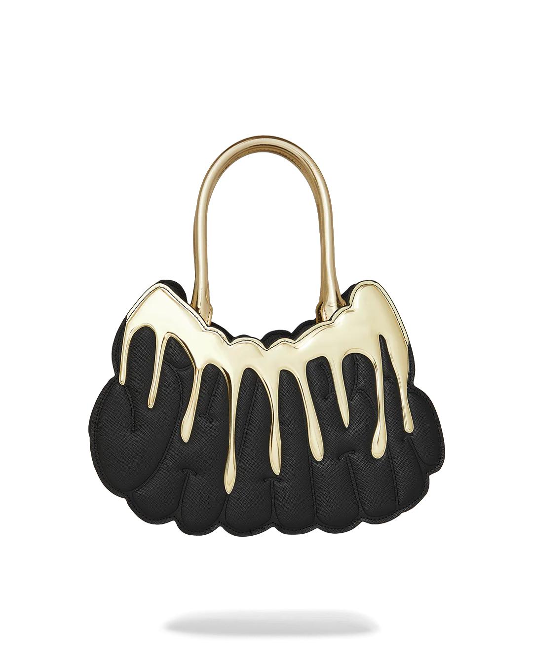 Sprayground GOLDHEART SHARK DRIP HANDBAG