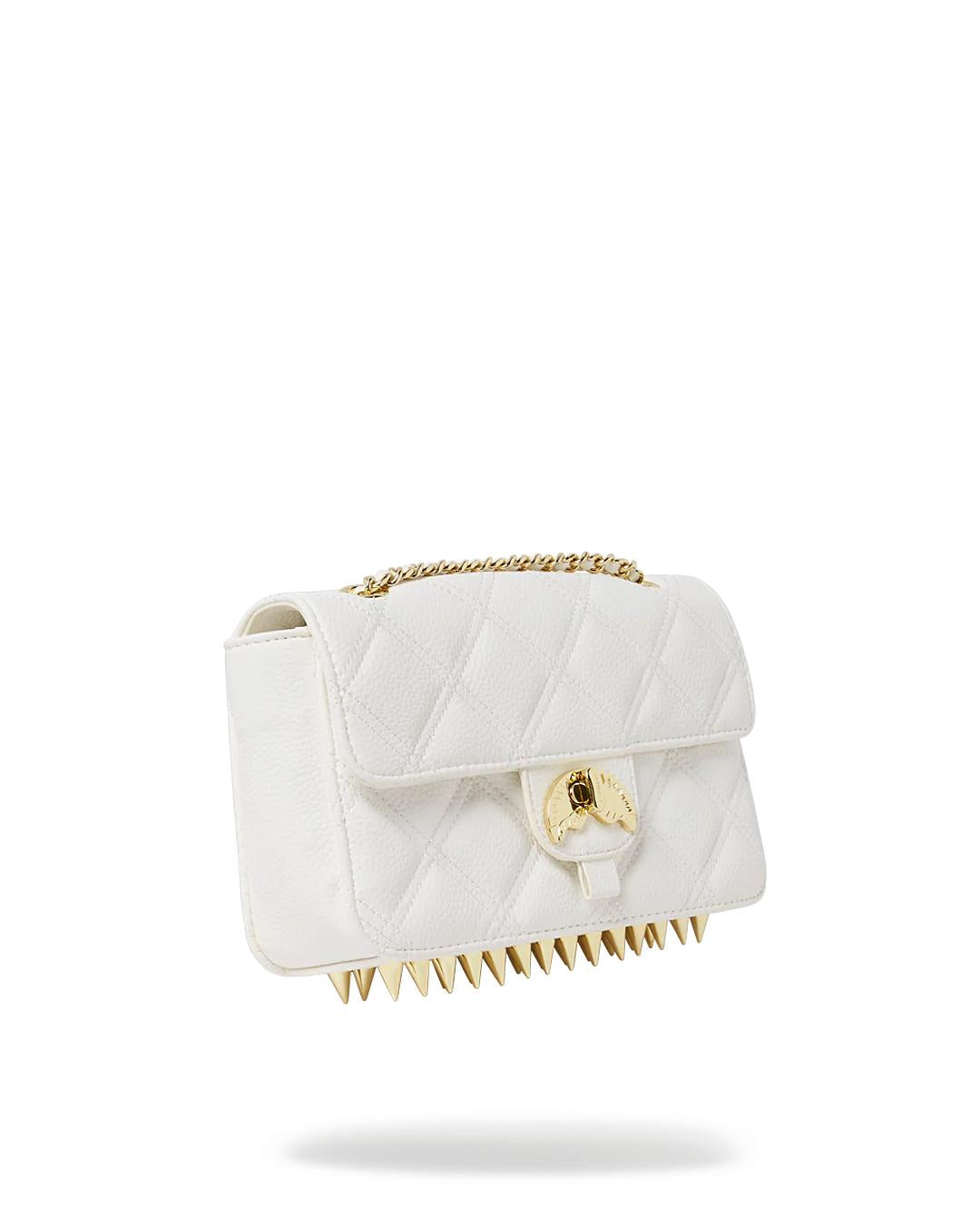 Sprayground RIVIERA LE BLANC GOLD CHAIN SHARK HANDBAG