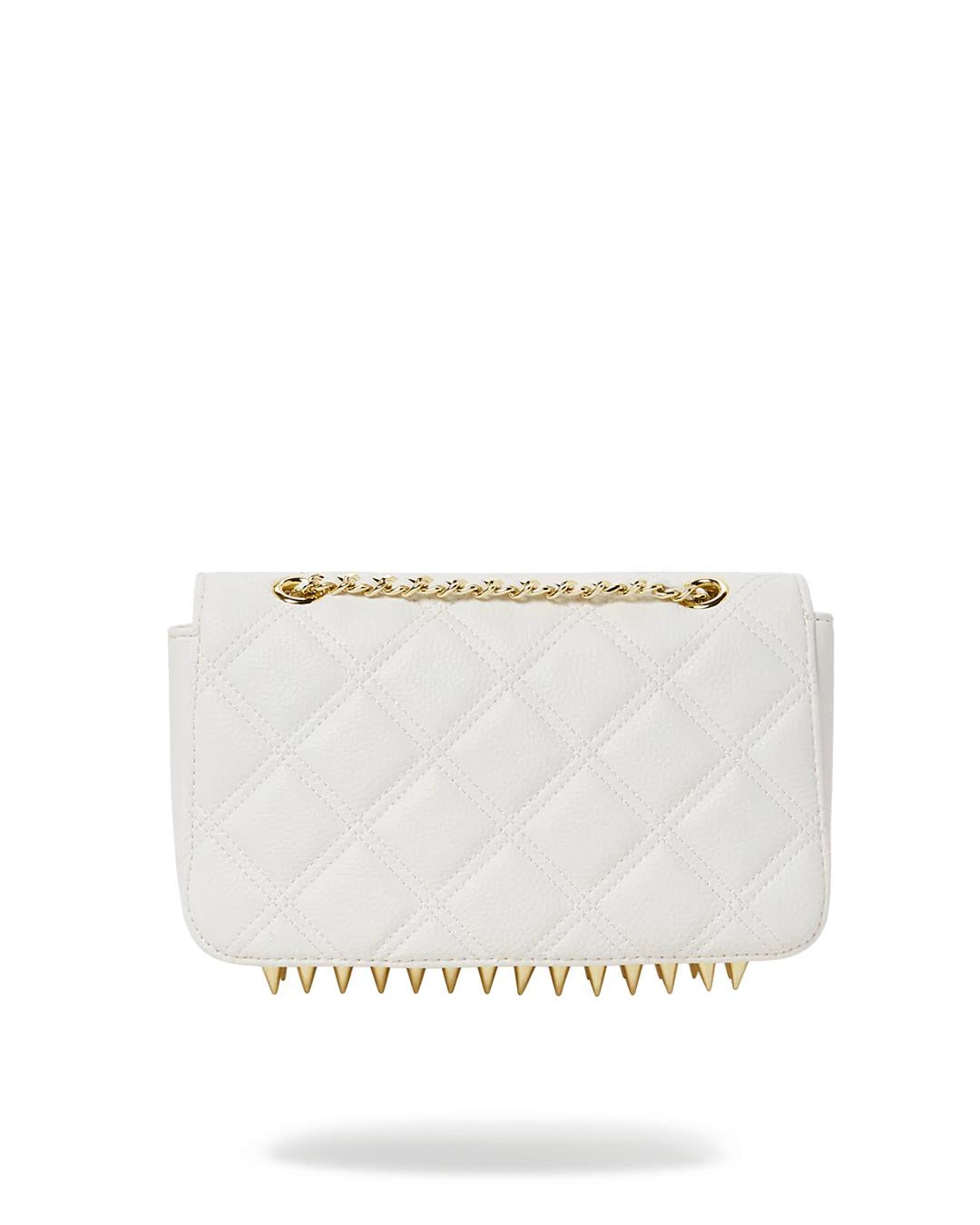 Sprayground RIVIERA LE BLANC GOLD CHAIN SHARK HANDBAG