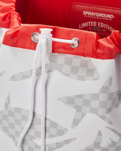 Sprayground SHARK CHECK (WHITE) HILLS BACKPACK