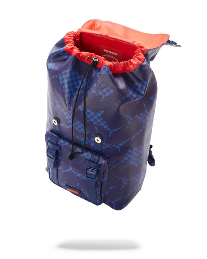 Sprayground SHARK CHECK (BLUE) HILLS BACKPACK