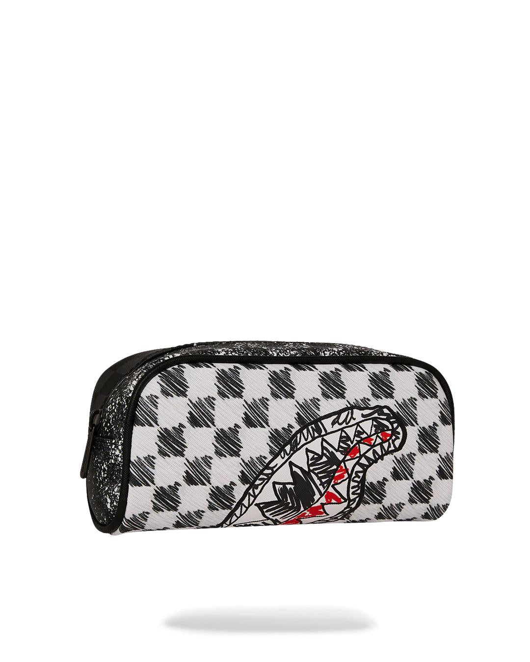 Sprayground SCRIBBLE DRIBBLE CHECK POUCH