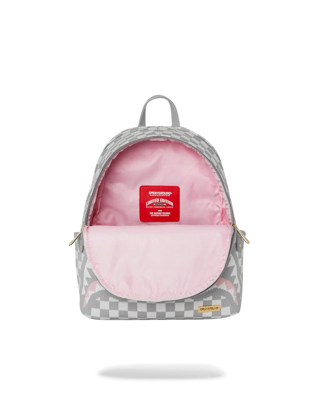 Sprayground KNIT SHARKS IN PARIS IN CREAM SAVAGE BACKPACK