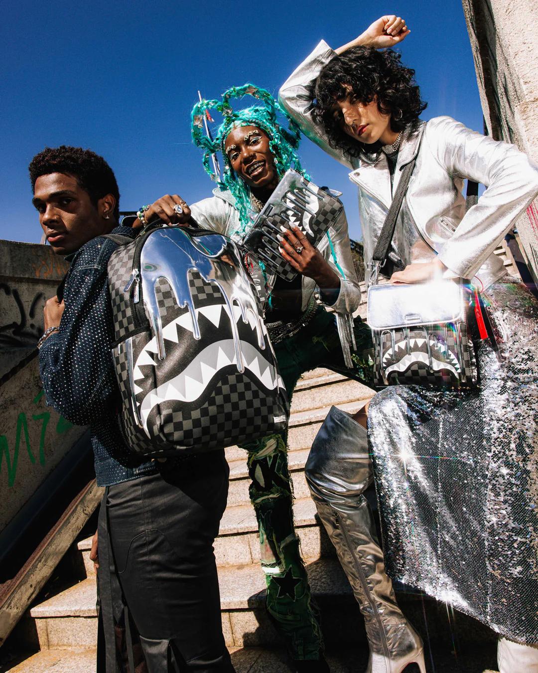 Sprayground GHOST DRIP MESSENGER BAG