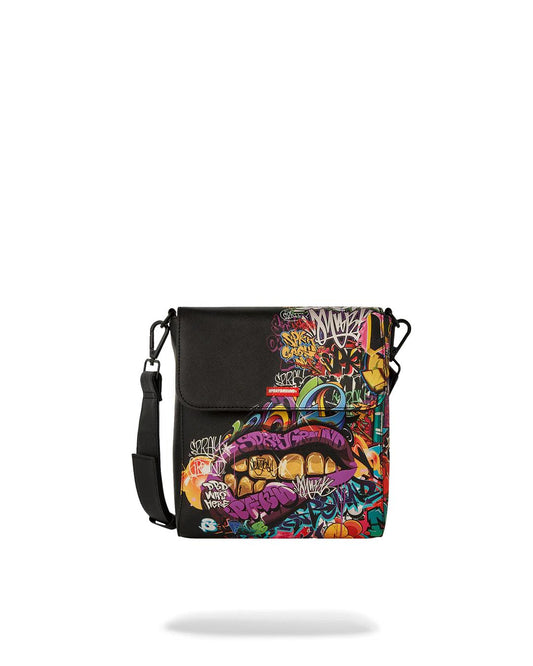 Sprayground HALF GRAF LIPS MESSENGER BAG