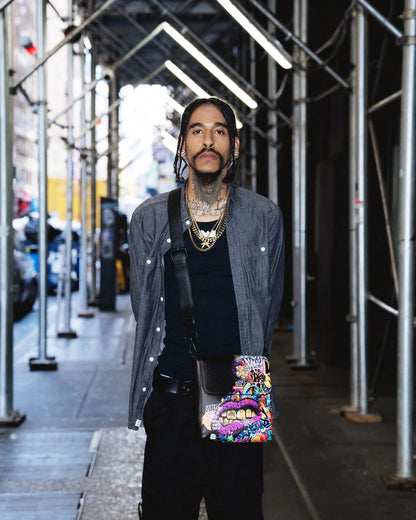 Sprayground HALF GRAF LIPS MESSENGER BAG