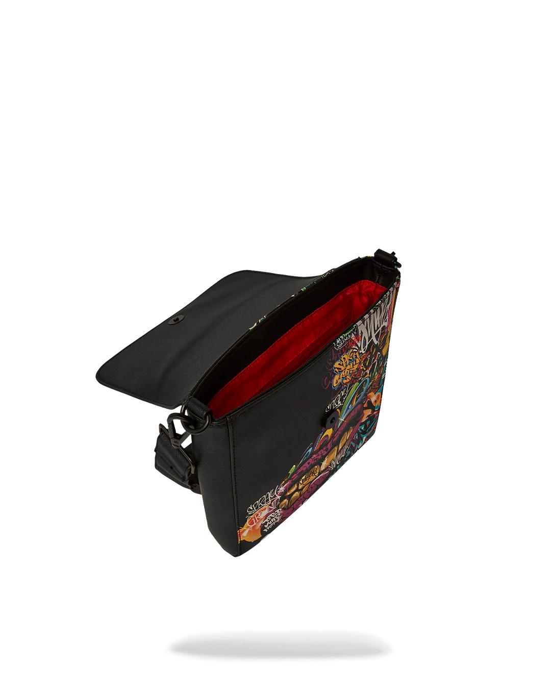 Sprayground HALF GRAF LIPS MESSENGER BAG