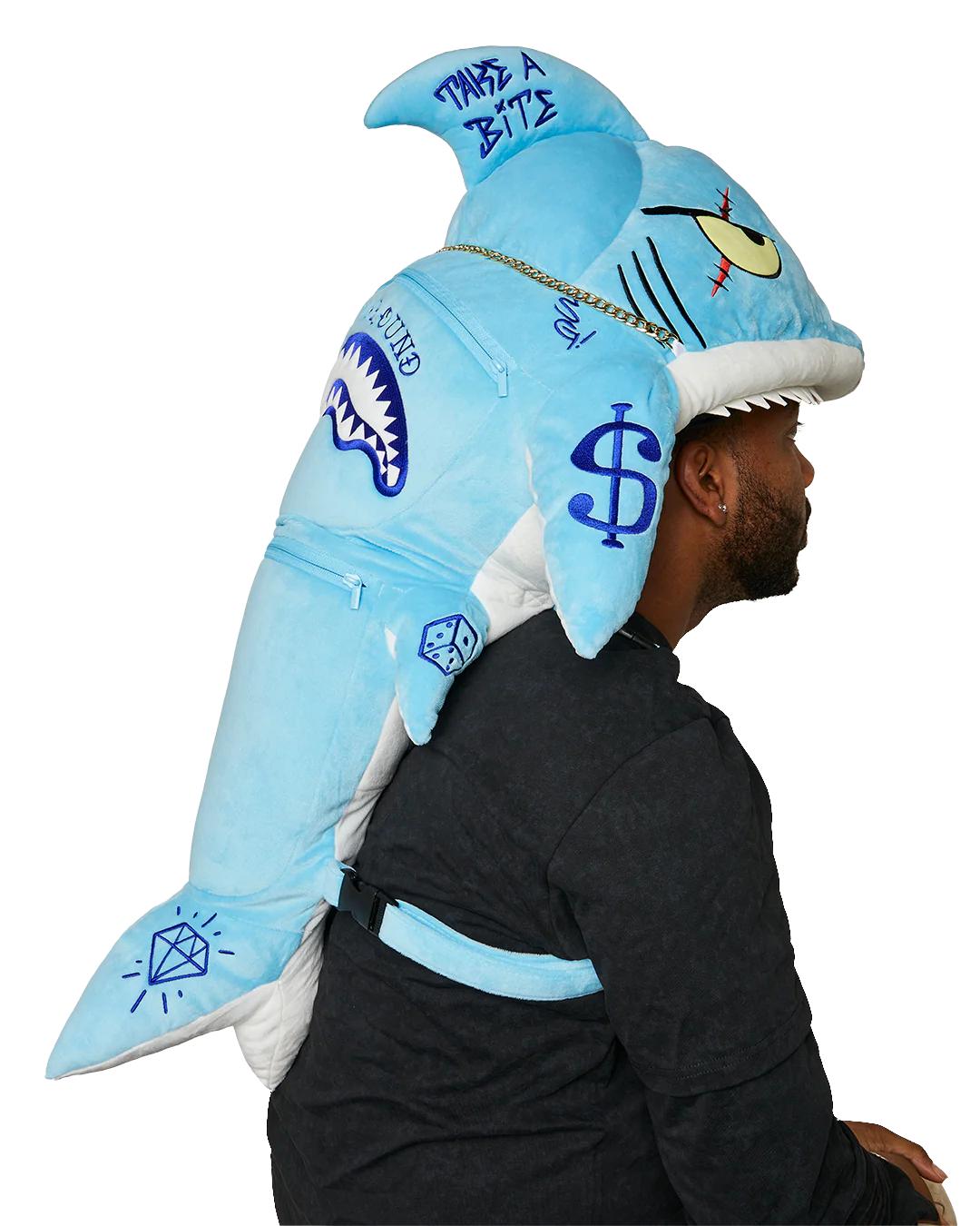 Sprayground STUFFED SAVAGE HOODY BACKPACK SHARK