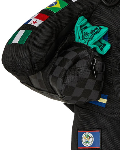 Sprayground JAMES FIRST CLASS GLOBAL FLAGS MONEYBEAR BACKPACK