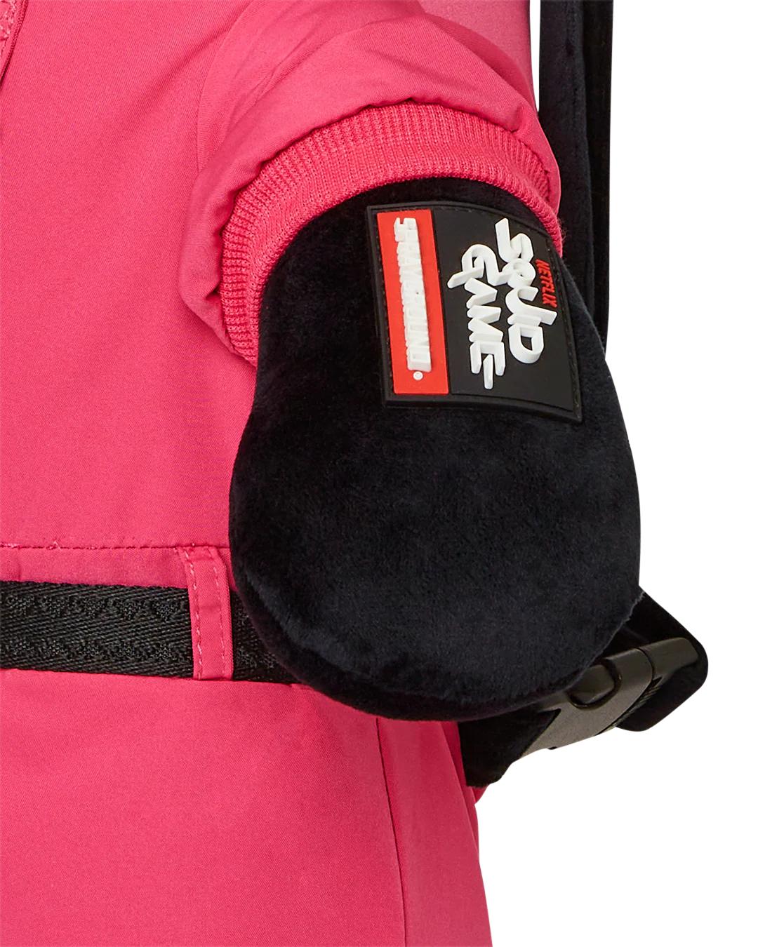 Sprayground SQUID GAME COLLAB PINK SOLDIERS BEAR BACKPACK