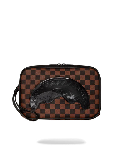Sprayground SHARKS IN PARIS CLEAR FOR TAKEOFF TOILETRY BAG