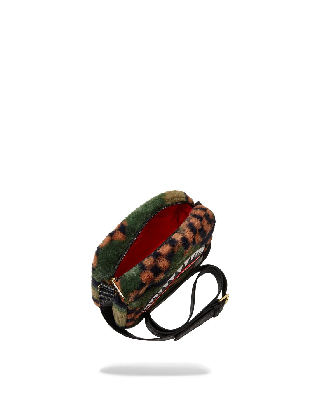 Sprayground BIG SKY FUR SHARK MESSENGER BRICK BAG