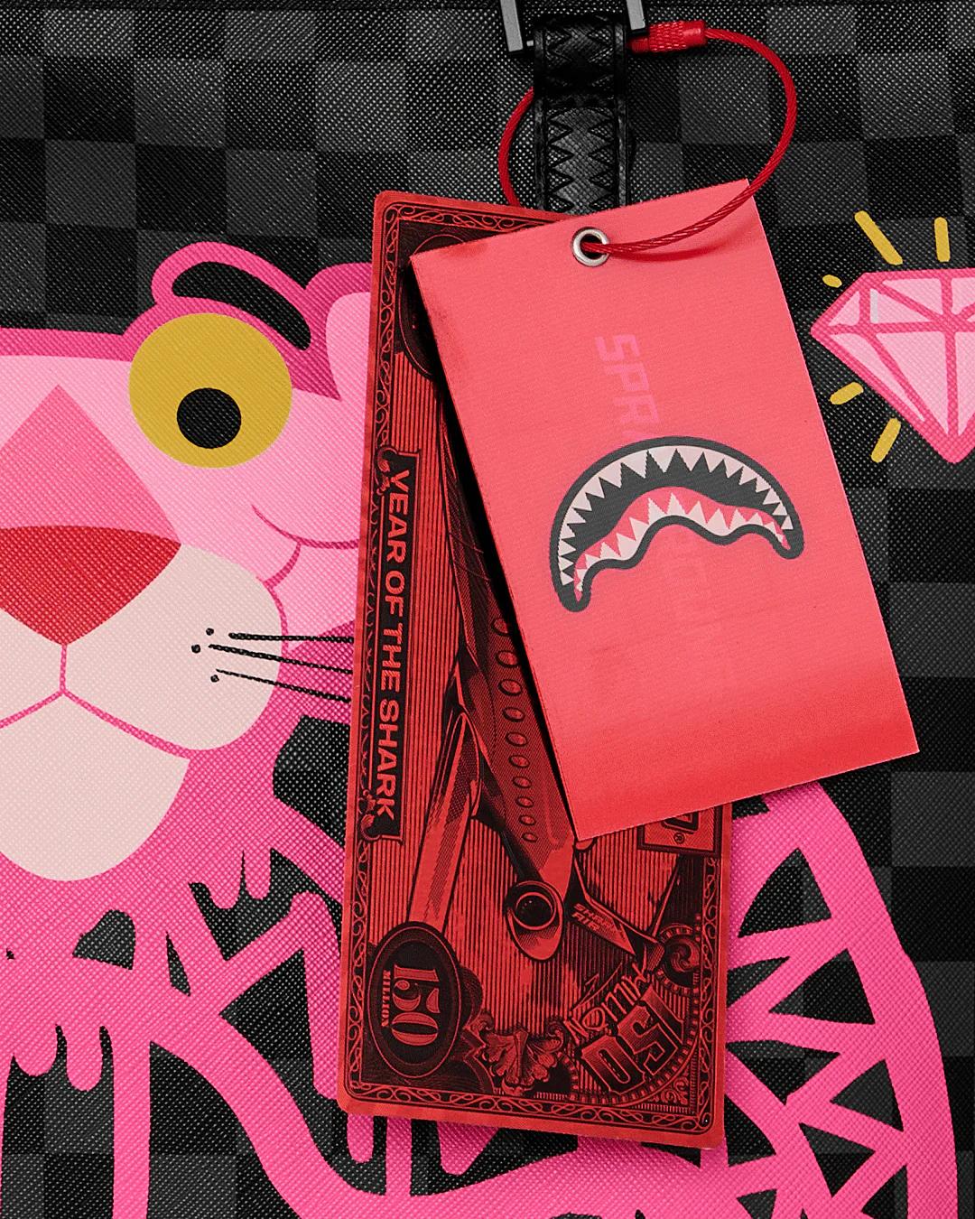 Sprayground PINK PANTHER DIAMOND SHARK TOTE