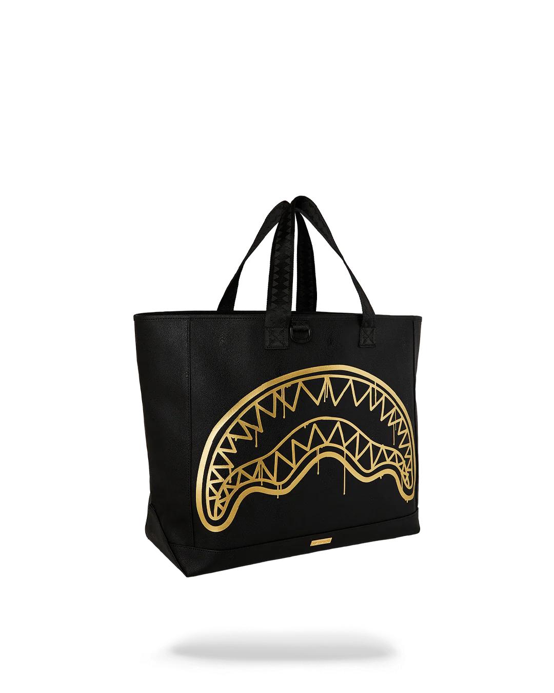 Sprayground GOLD FANG BEACH TOTE