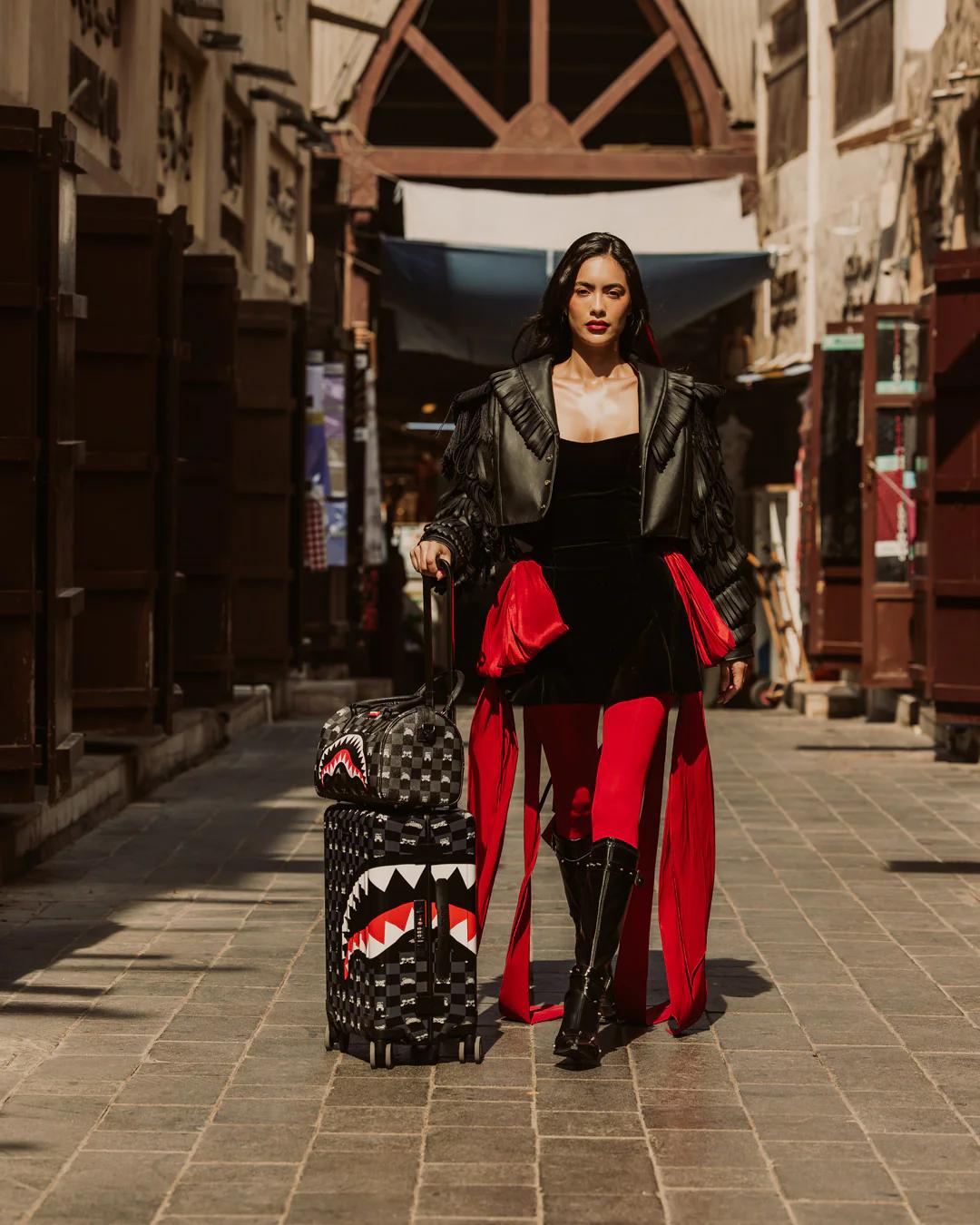 Sprayground SHARK MOB HIDEOUT CARRY-ON LUGGAGE