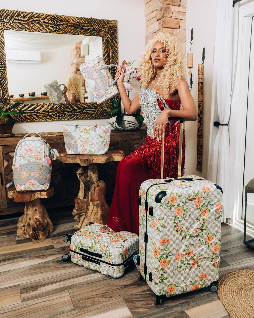 Sprayground A.I. AFRICAN INTELLIGENCE ELEGANT ENERGY SHARKITECTURE CARRY-ON LUGGAG