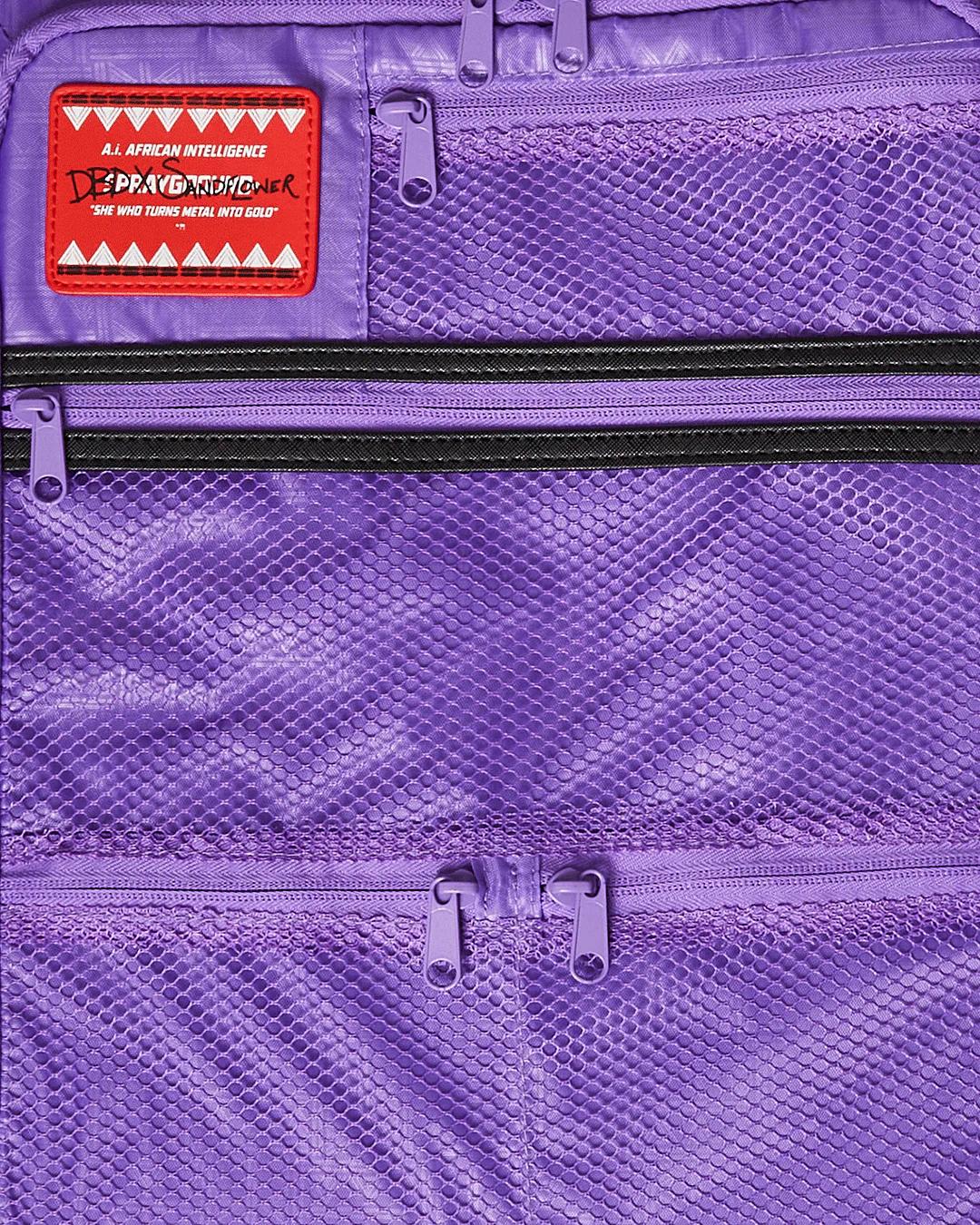 Sprayground A.I. BROOKLYN & BEYOND - SANDFLOWER COLLAB IMPERIAL CARRY-ON LUGGAGE