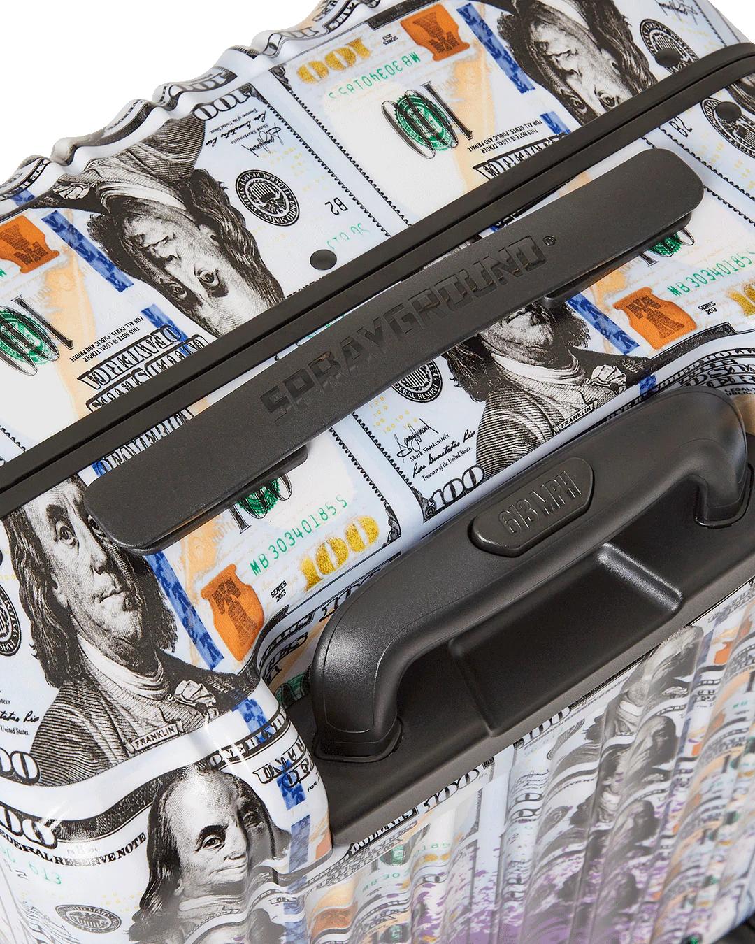 Sprayground BILLIONS IN THE BANK HARD SHELL CARRY-ON LUGGAGE