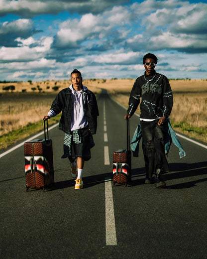 Sprayground SHARKS IN PARIS BLUR EFFECT CARRY-ON LUGGAGE