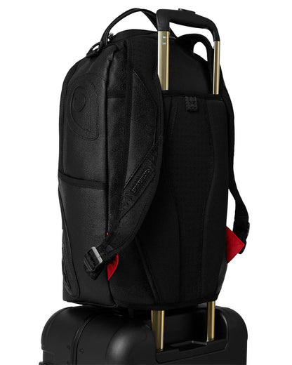 Sprayground REALITY CHECK SHARKITECTURE CARRY-ON JETBLACK LUGGAGE (GOLD HARDWARE)