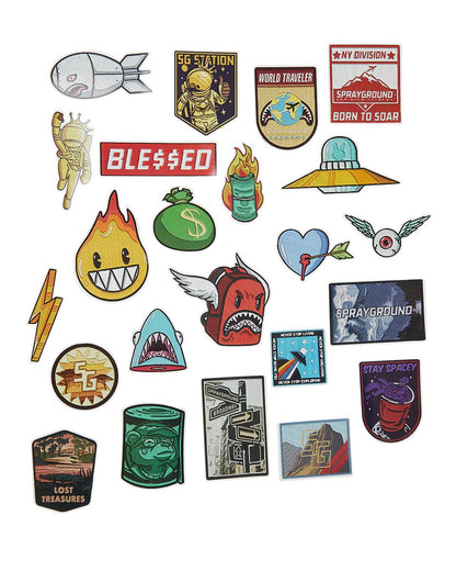 Sprayground THE JOURNEY BEGINS SHARKITECTURE FULL-SIZE LUGGAGE