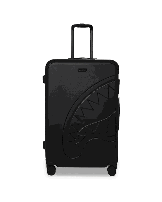 Sprayground REALITY CHECK SHARKITECTURE FULL-SIZE JETBLACK LUGGAGE (GUNMETAL HARDW