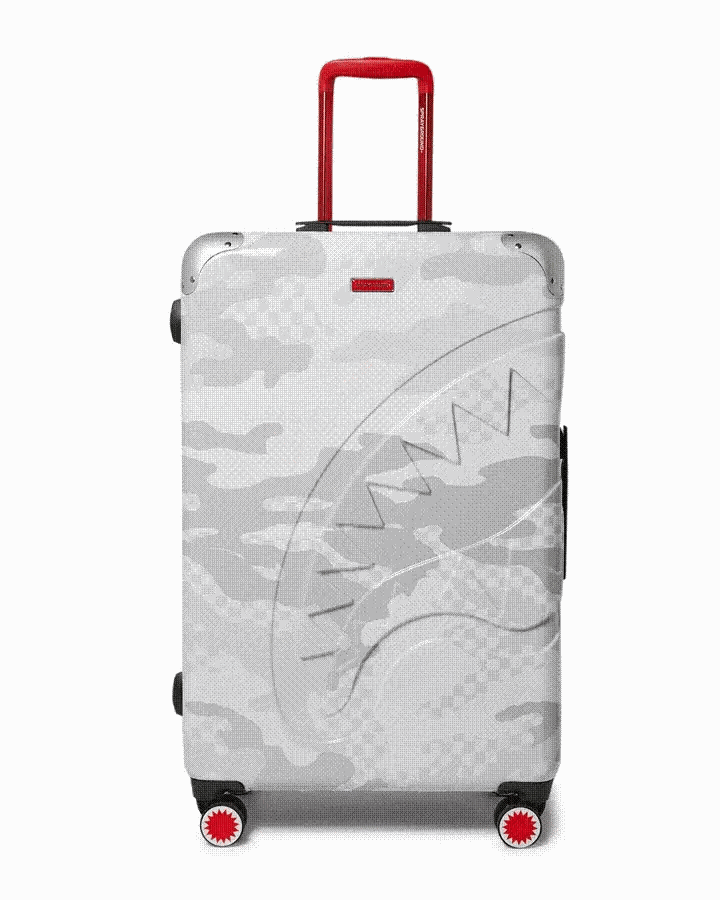 Sprayground 3AM LE BLANC SHARKNAUTICS HARDSHELL FULL-SIZE LUGGAGE