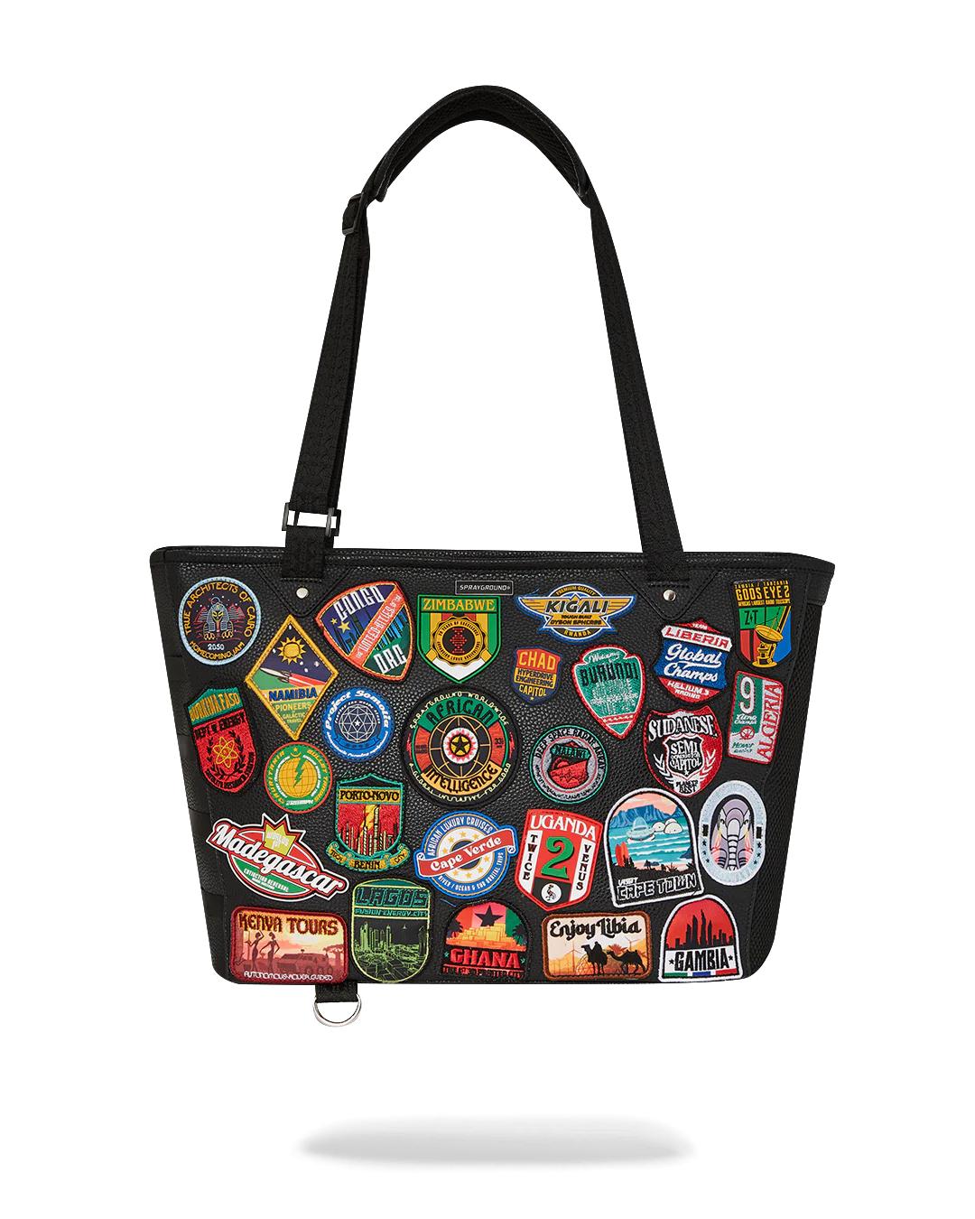 Sprayground A.I. THE 54 (PATCHES OF AFRICA) CARGO TOTE