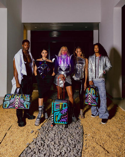 Sprayground A.I. PATH TO THE FUTURE III DUFFLE - SANDFLOWER COLLAB (GLOW IN THE DA